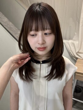 シロコウベ(shiro.kobe) 地毛風縮毛矯正+レイヤーカット