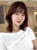 髪質改善*韓国レイヤー*暗髪*グレージュ*艶髪/Zina S札幌