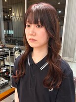 ラファンジュ ヘアー(Rohange hair)&nbsp;チェリーレッド/ピンクブラウン/ミックス巻き