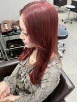 ユウル 横浜(juhl.)&nbsp;ピンクカラーピンクヘアーブリーチダブルカラーハイトーン横浜駅
