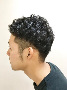 ビーヘア 大橋店(B hair) サイドパートスタイル ウェットショート