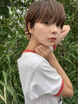 ラパンセノアール(LA PENSEE NOIR) 【LAPENSEE NOIR】ココアブラウン×ストレートバング