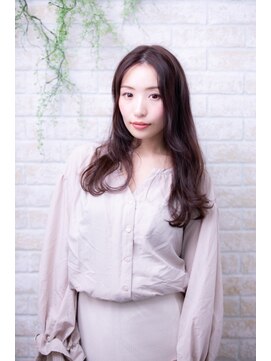 ヘアーアートシフォン 池袋西口店(Hair art chiffon) デザインカラー丸みショート無造作カールボブディロングヘアー