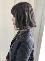 ヘアーデザイン シュシュ(hair design Chou Chou by Yone)&nbsp;ダークラテグレージュ＆ボブ♪
