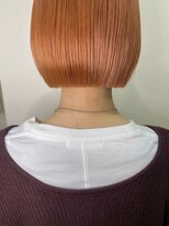 エクー(ECOO)&nbsp;『　きりっぱなしボブ×オレンジュカラー　』　guest snap ECOO