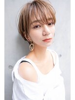 クラン(clan)&nbsp;前下がりボブ/モテ髪カタログ/小顔に見せるヘア/前髪カット