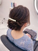 ヘア サロン クラン ソア 心斎橋店(hair salon clan soar) アップスタイル 【クランソア】ヘアセット/ヘアメ/心斎橋