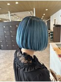 ブルー/水色ヘアー/ライトブルー/ショート