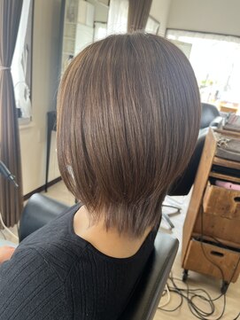 コア フィール ア デイ(COIFFURE A DAY) 《見附 今町》M3Dプレトリートメント ミルクティーカラー