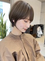 20代30代40代50代/丸みショート/クビレ/前髪あり/表参道
