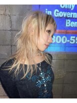 ハコ プラス(HACO+)&nbsp;レイヤーカット　ウルフ　ケアブリーチ　デザインカラー