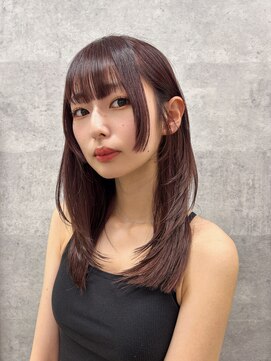 リリー(Lilley) 【lilley 稲永麻衣】レイヤーカット+顔まわりカット+韓国ヘア