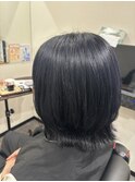 暗髪をしたい方にオススメ！ネイビーカラー☆