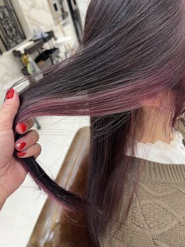 ティンク 関内(Tink) ガーネットブラウンにピンクのインナー♪