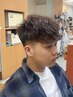 カラーデビューの方にもおすすめ！メンズカット＋カラー￥7,920