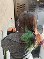ヴァイス 渋谷店(VAICE)&nbsp;インナーカラー/推しカラー/グリーン