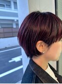 モーブバイオレットショートボブ