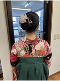 卒業式袴　着付け＋ヘアセット
