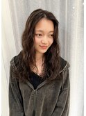 Natural Wave Perm × Soft Brown Color