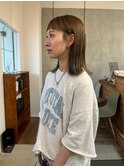 フルバング切りっぱなしボブ