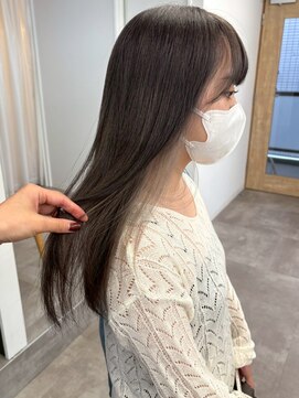 ミュラ(mulah) インナーカラーシルバーベージュ＊艶髪ロングヘア透明感カラー
