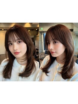 再現性の高い似合わせレイヤーで脱マンネリ！揺れる毛先で“大人可愛い”を演出＊