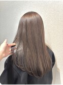 ブリーチなしダブルカラーで黒髪からミルクティベージュ