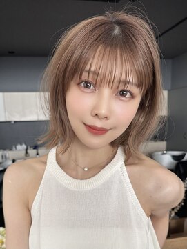 サンド 大阪梅田(sand) ココアベージュ/クラゲヘアー/オリーブグレー