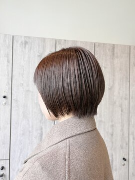 ヘアーリゾートノーブル(Hair Resort Noble) 顎ラインショートボブ×アッシュブラウン