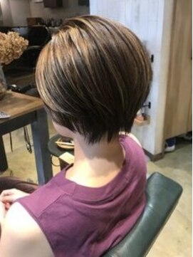 ヘアーデザイン アトリエ ミウ(HAIR DESIGN ATELIER MIU) 白髪ぼかし×ハイライト