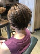 ヘアーデザイン アトリエ ミウ(HAIR DESIGN ATELIER MIU) 白髪ぼかし×ハイライト