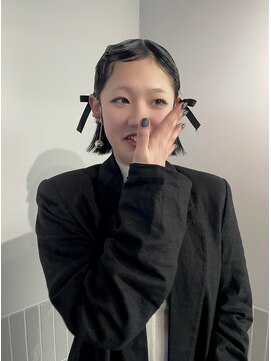 ステン(sten) デザインカラー/タイトヘア/ウェーブヘア/お呼ばれ/ボブアレンジ