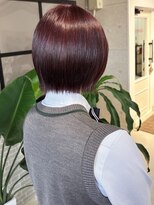 アンニュ(annuy)&nbsp;ショートボブ 顔周りカット 艶髪 ブラウンカラー 髪質改善