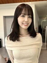 ローレンアオ(LOREN AO) ミルクティーブロンド/ダークブルー/デジタルパーマ/矢場町