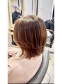 ヘアーアートシフォン 川口東口店(hair art chiffon)&nbsp;表面にレイヤーを入れ簡単に動きのあるスタイルを再現◎