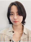 〈s18〉大人ショートハイライト髪質改善キッズカット前髪30代40