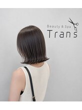 トランス(Trans) 外はねボブ×グレージュ