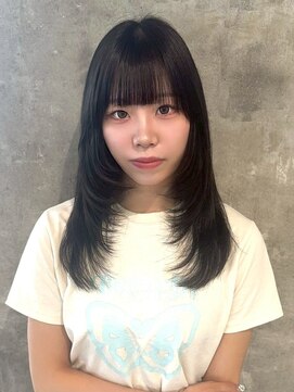 サーカス 町田(circus) ミルクティーブロンド/ダークブルー/デジタルパーマ/町田