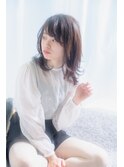 柔らかさを作る低温デジタルパーマスタイル