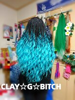 クレイジービッチ(CLAY G BITCH)&nbsp;仙台エクステ ショートBRAIDS ブレイズ 特殊ヘア 仙台ブレイズ