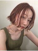 ticro大石ピンクボブ