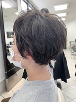 コレット ヘアー 大通(Colette hair)&nbsp;☆癖を活かしたミニマムショート、ベージュハイライト☆