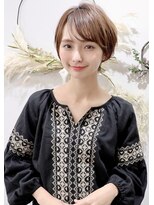 前髪カール/ネオシースルーバング/くびれボブ［銀座］
