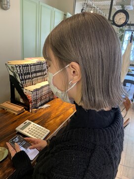 ラべリー 池袋(LOVELEY) シルクグレージュ　ヘアカラー　池袋