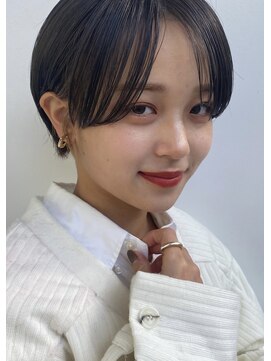 ガーデン オオタカノモリ(garden otakanomori) 20代30代40代大人こなれショートヘア×ベージュカラーd