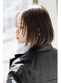 大人ストレートボブ