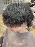 波巻きスパイラルパーマ[千葉/メンズ/学割U24/メンズパーマ]