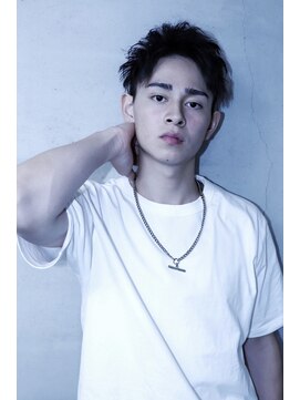 ロンド ローガン 名駅(Lond LOGAN) アップバング　ツイストパーマ　メンズカット　眉毛