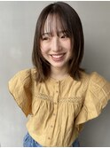 くびれハネミディアム/小顔フェイスレイヤー/ヘルシースタイル*