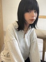 ロンドプロフィール 浦和(Lond profil)&nbsp;ナチュラル外ハネミディ　アッシュグレージュ